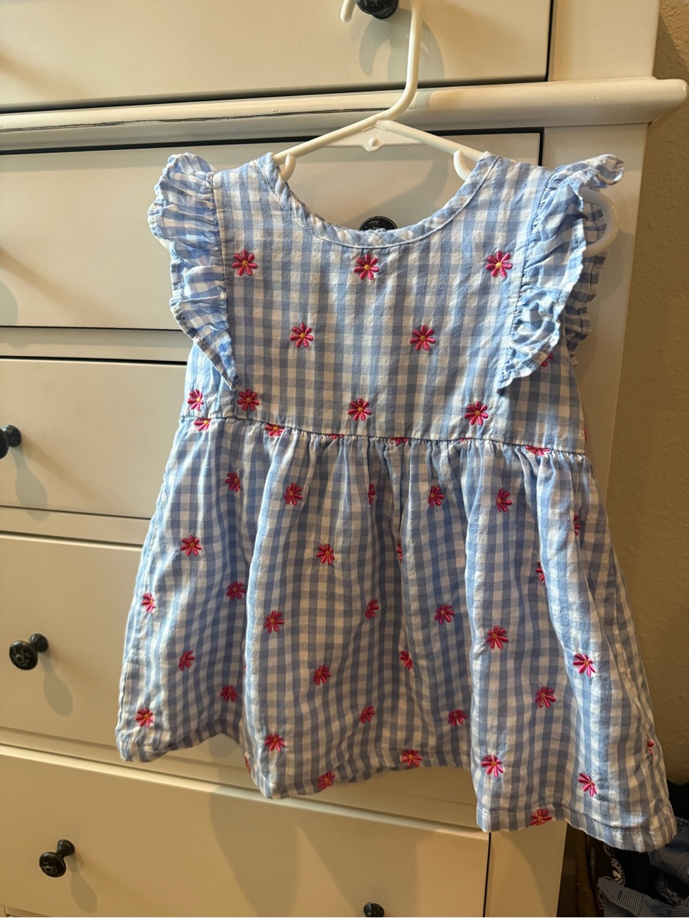 Stitchy Fish Flower Embroidered Dress